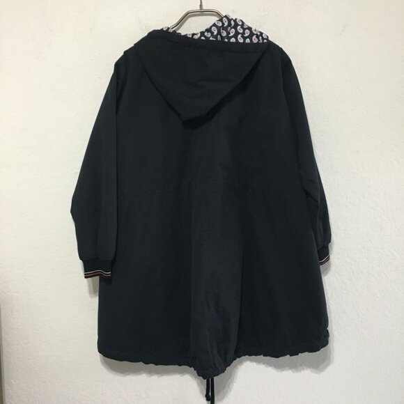 Paul & Joe Sister Reversible Hooded Jacket Zip Up Black Womens 38 - Picture 7 of 16